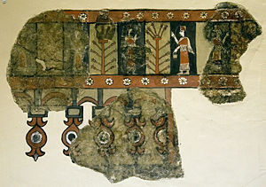 Altıntepe'de bulunan Urartu freski