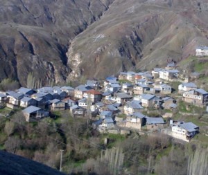 İliç Bağlıca köyü genel görünümü